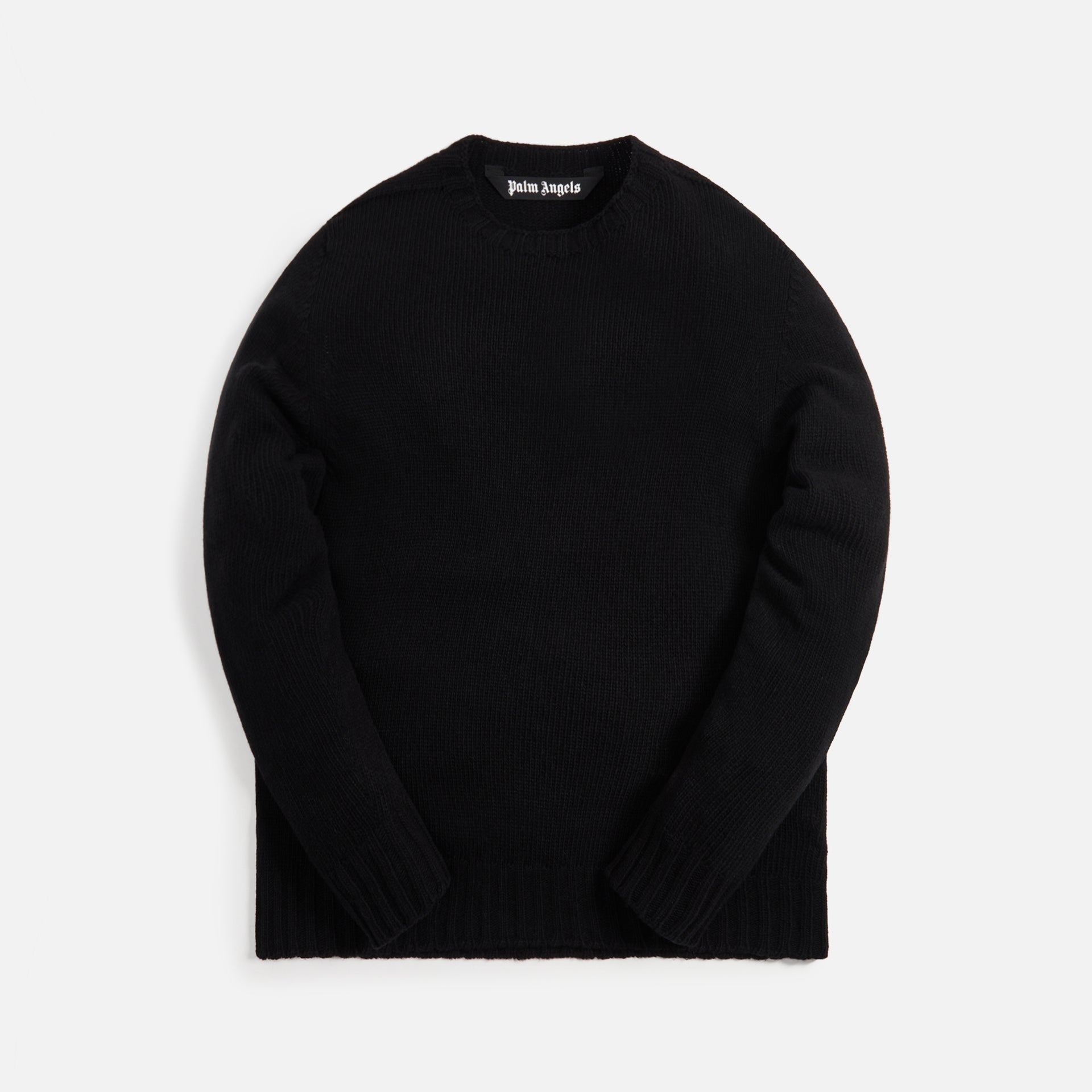 Palm Angels Rec Logo Sweater - Black / White