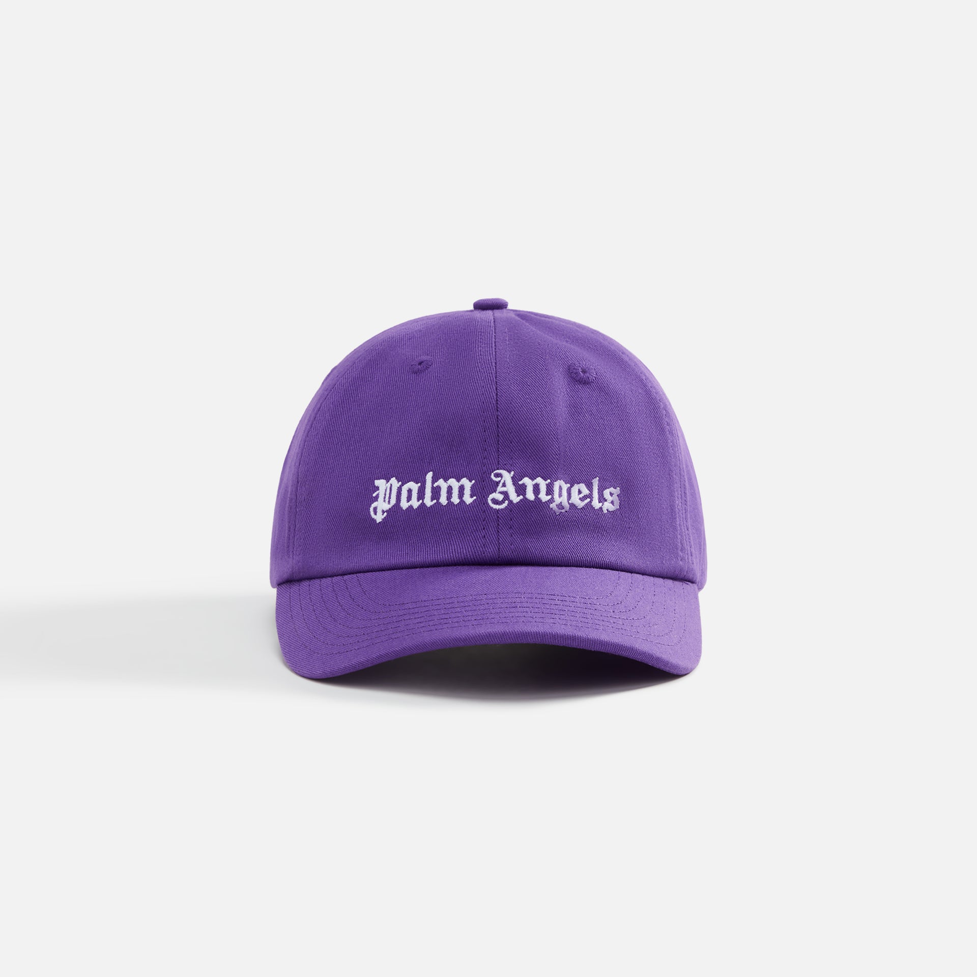 Palm Angels Classic Logo Cap - Purple / White