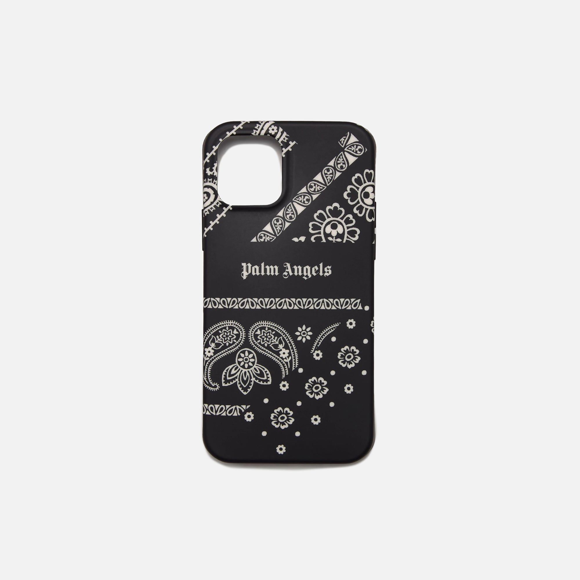 Palm Angels Bandana iPhone Case 12/12 Pro - Black – Kith