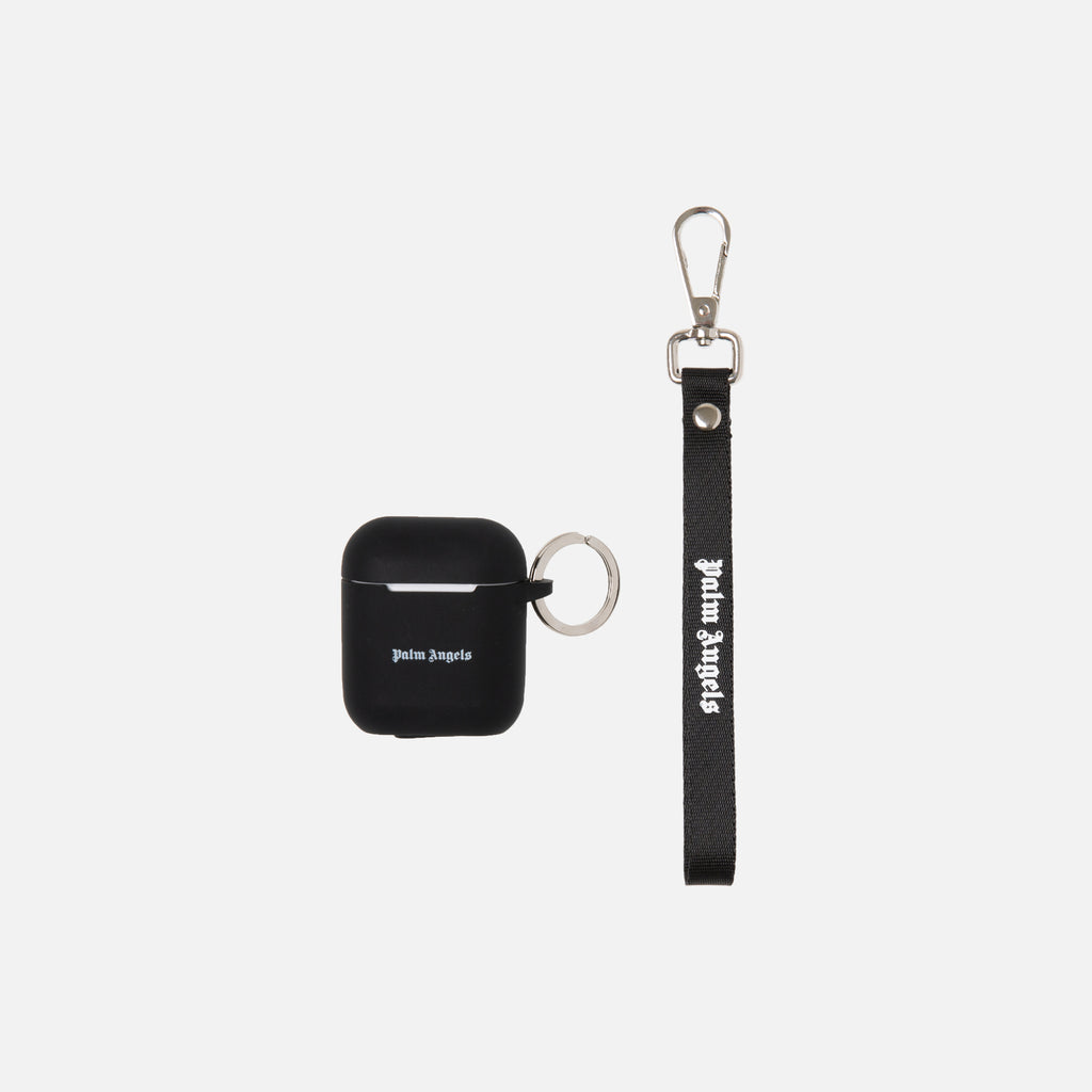 Palm Angels Logo Airpods Case - Black / White – Kith