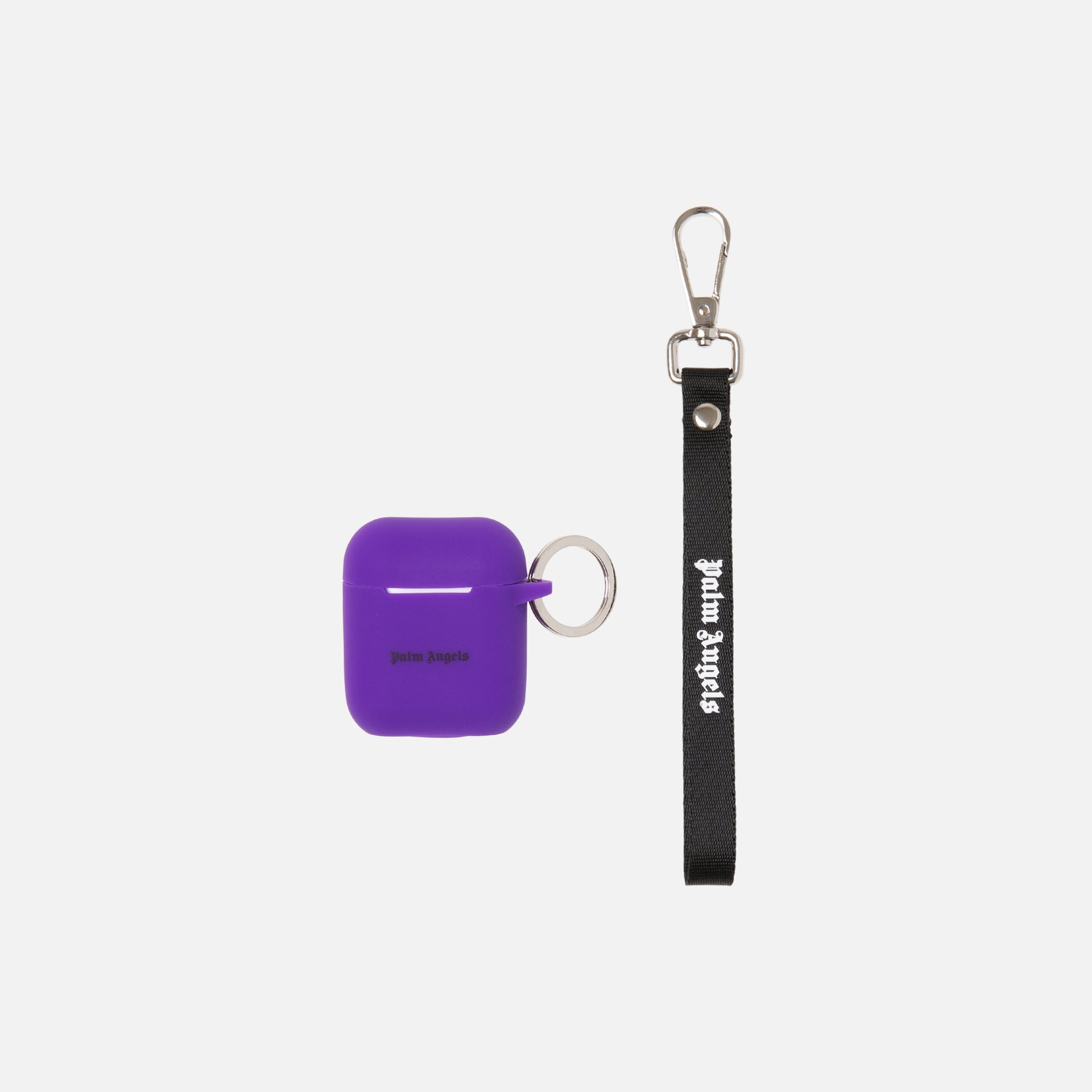 Palm Angels Logo Airpods Case - Purple