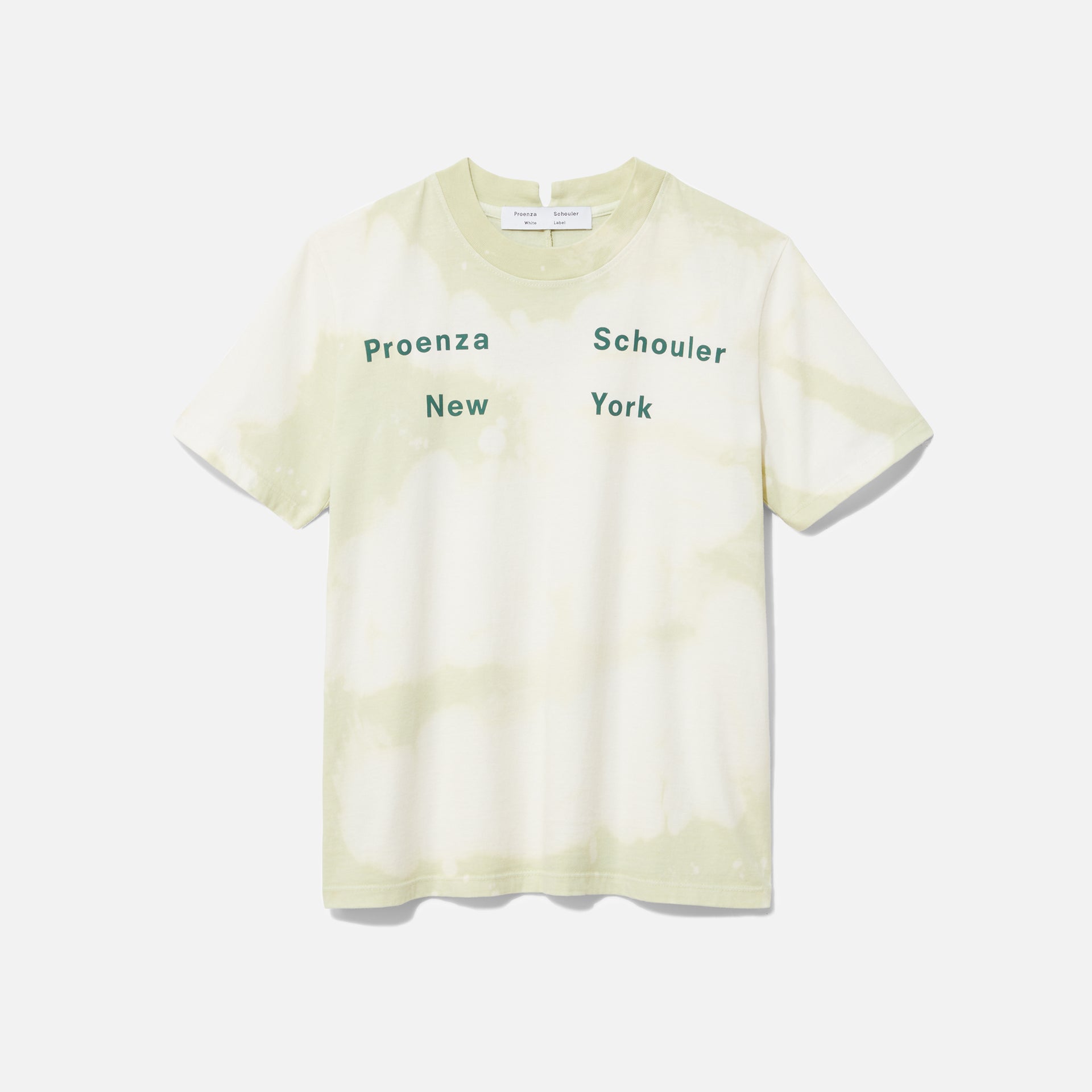 Proenza Schouler Jersey Bodega Print Tee - Pistachio