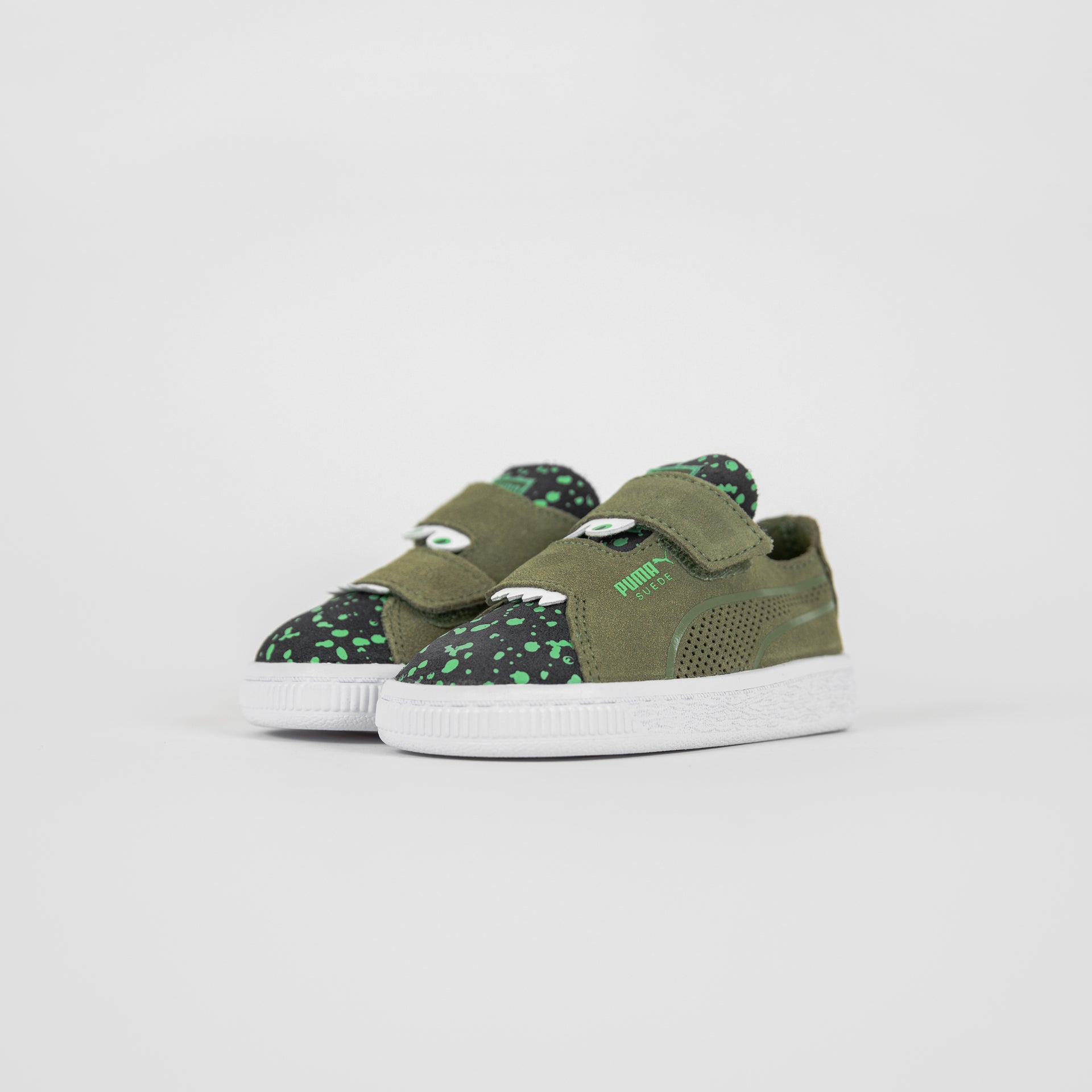 Puma Infant Suede Deconstructed Monster V - Olivine / Peacoat / Irish Green