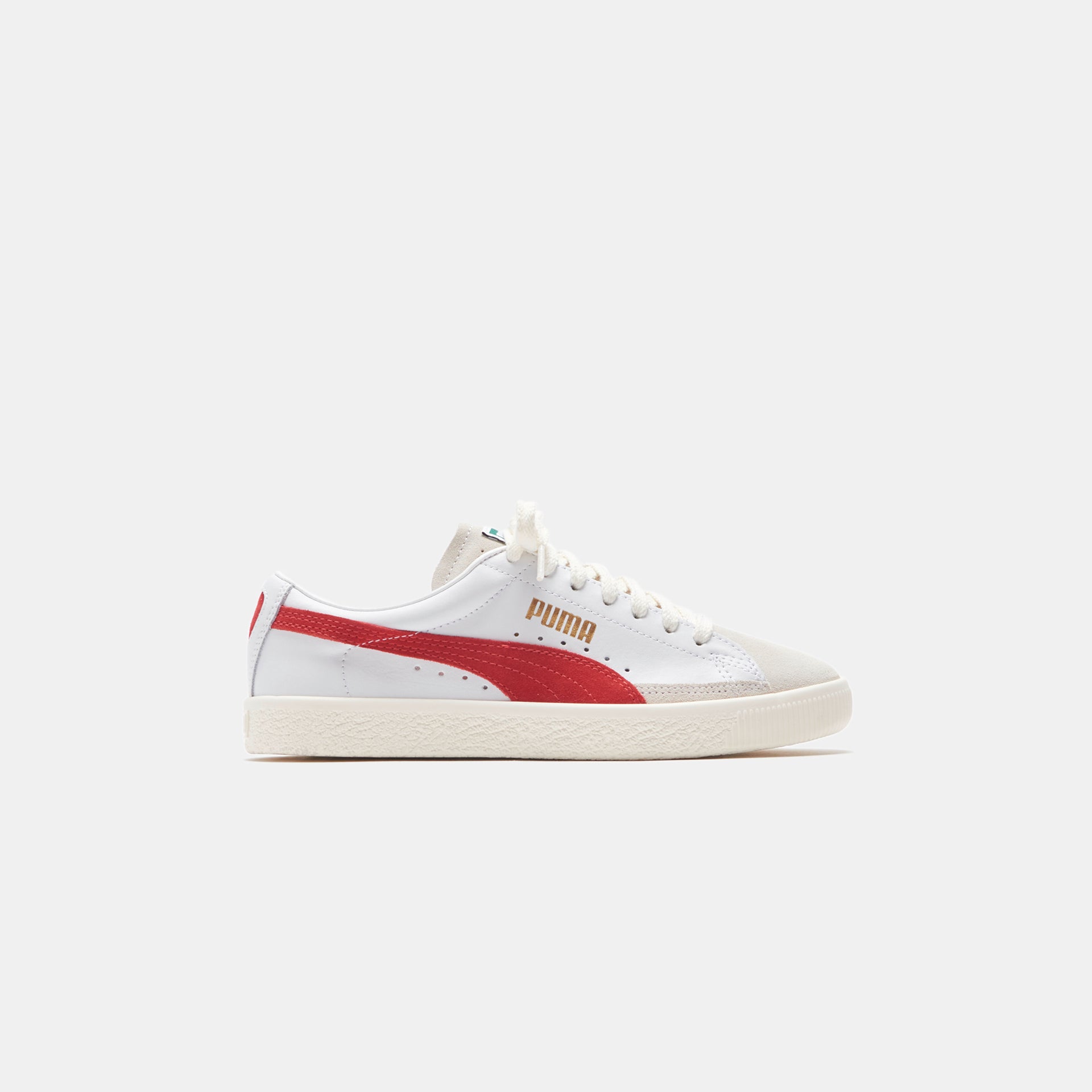 Puma Basket VTG - White / High Risk Red