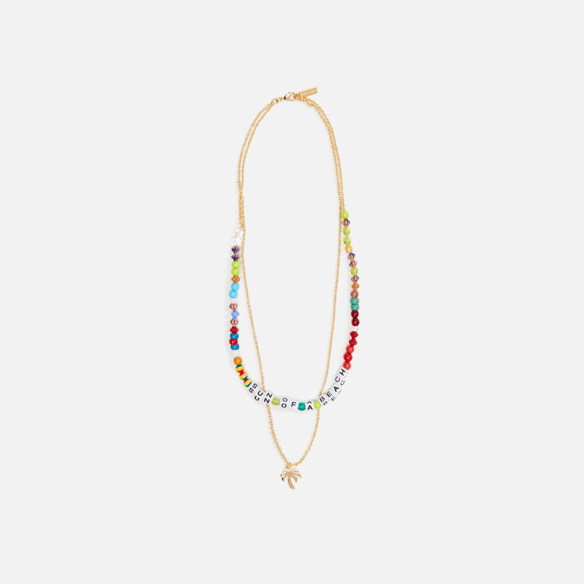 Palm Angels Soab Beads Necklace - Multicolor