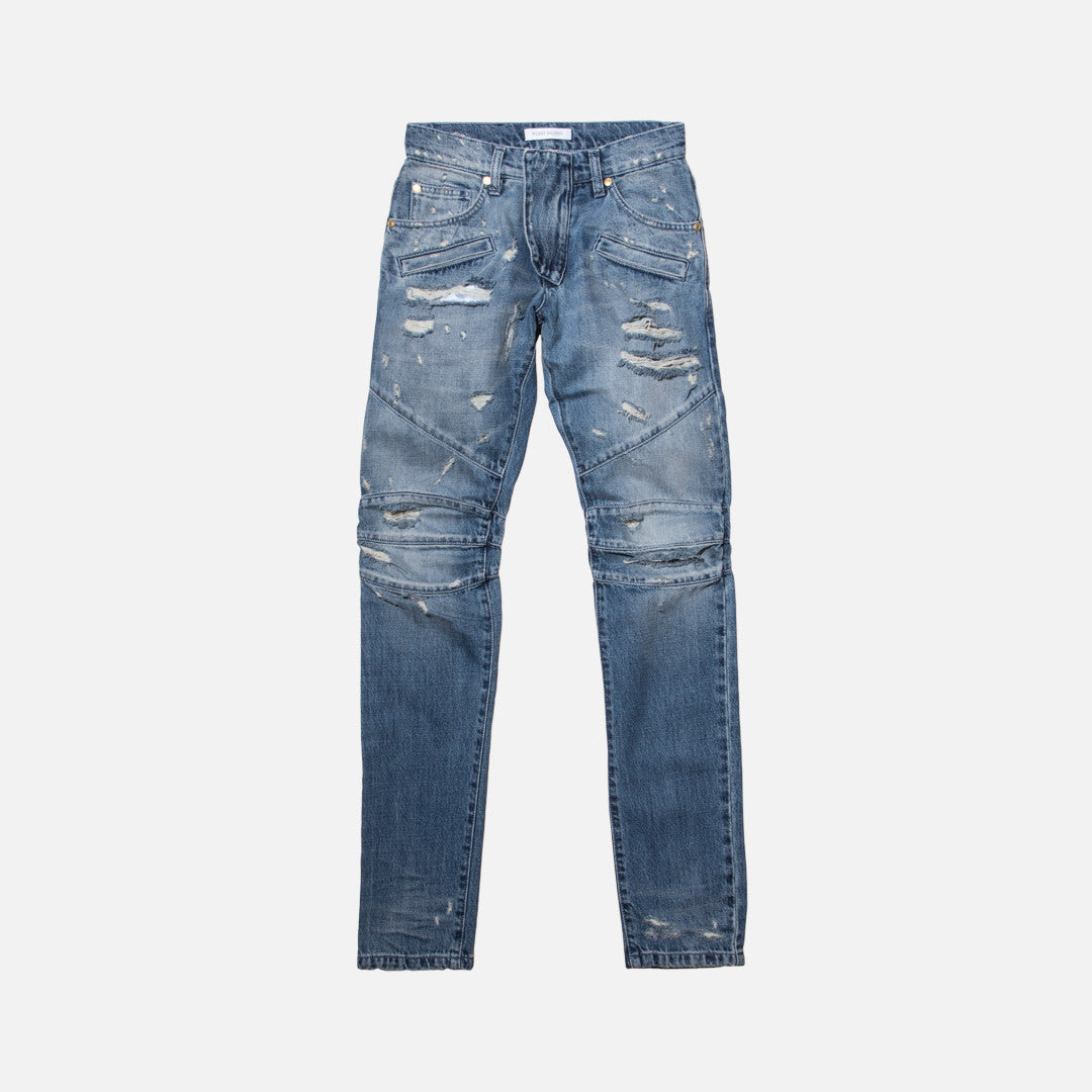 Pierre Balmain Moto Denim - Blue