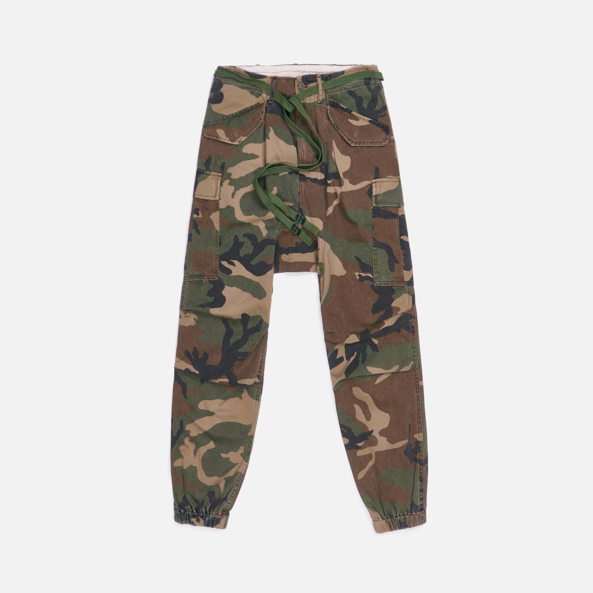 R13 Drop Crotch Cargo - Camo