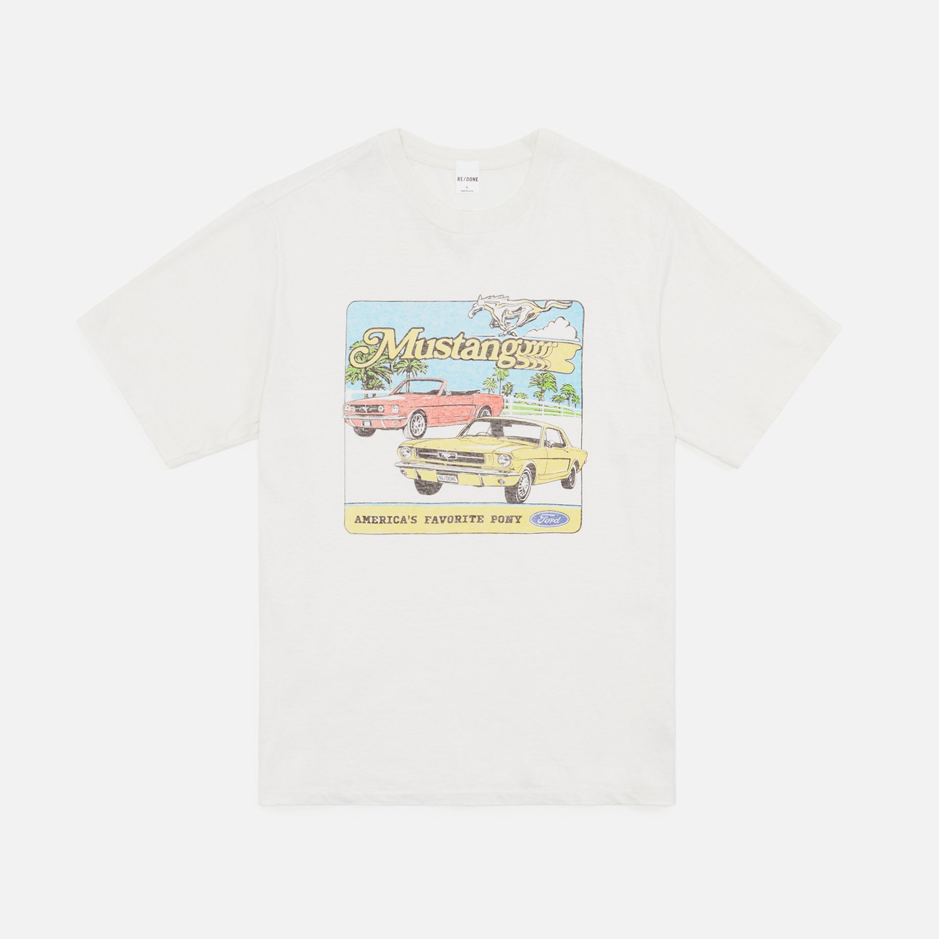 ReDone 90s Easy Tee - White