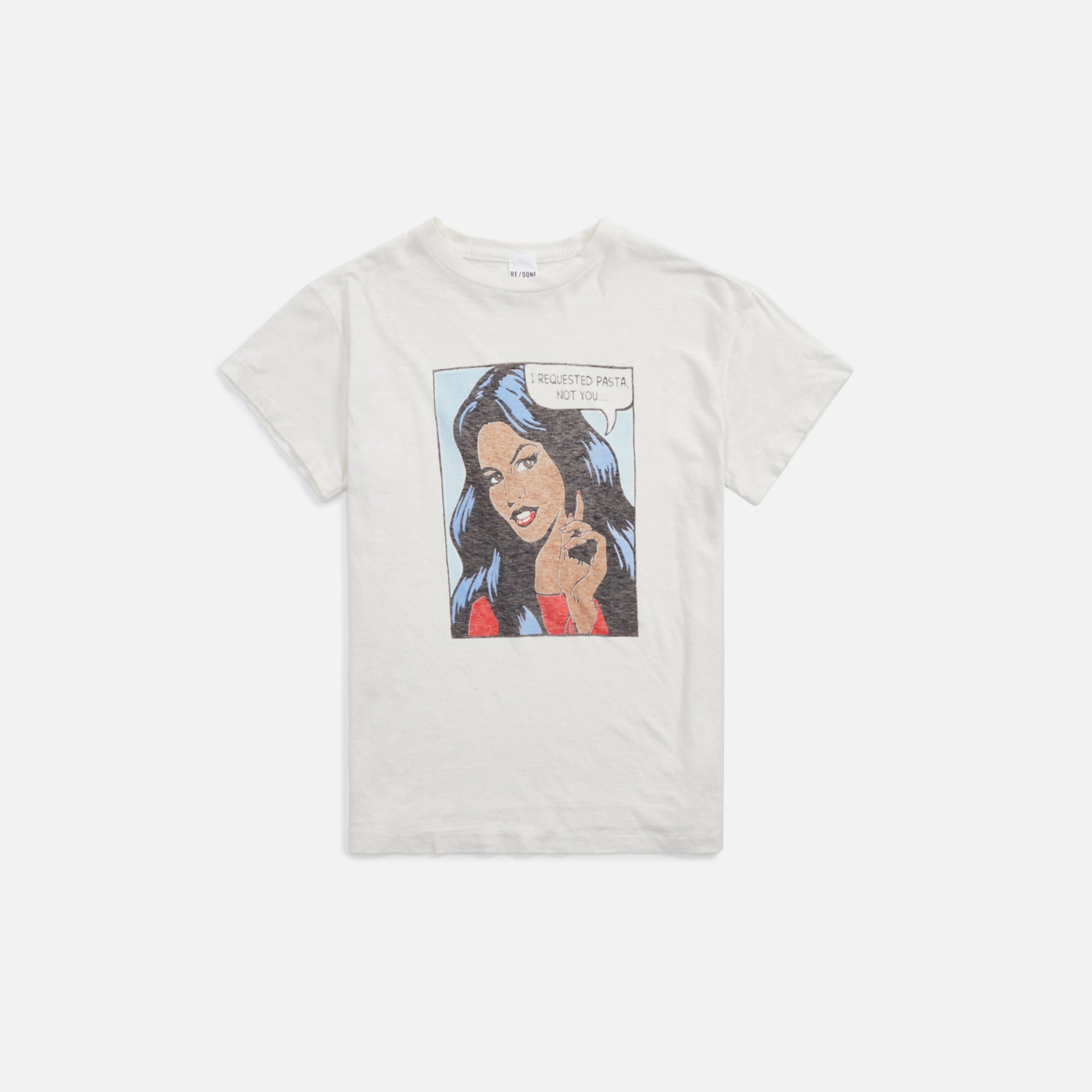 ReDone Classic Tee Requested Pasta - Vintage White