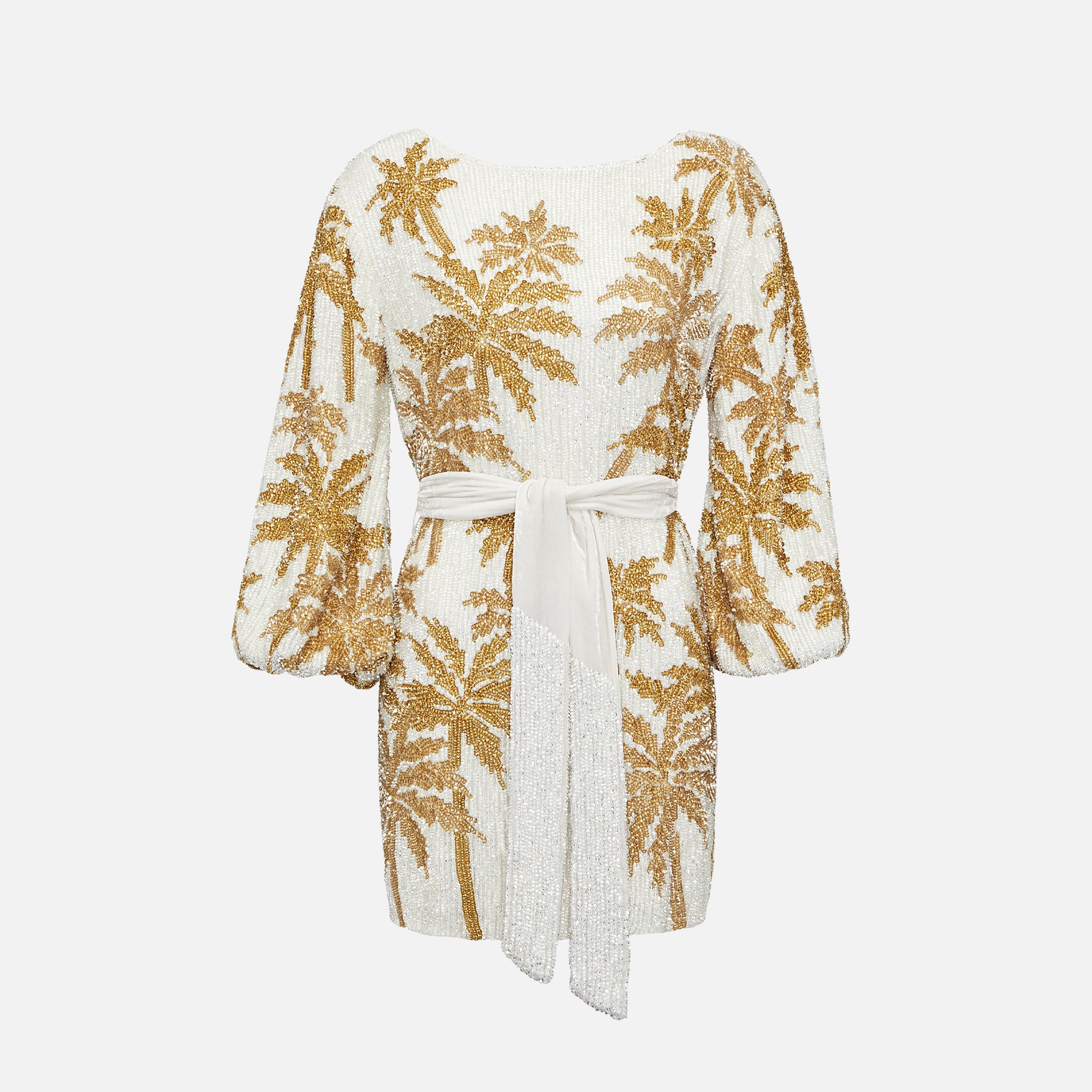 Retrofete Grace Dress - White Palm
