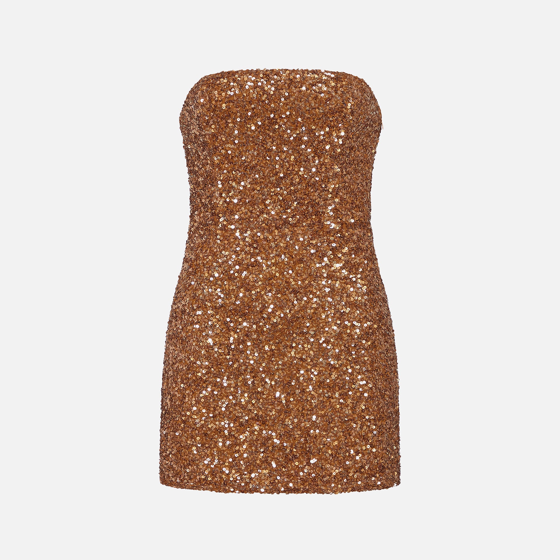 Retrofete Heather Mini Dress - Amber Brown