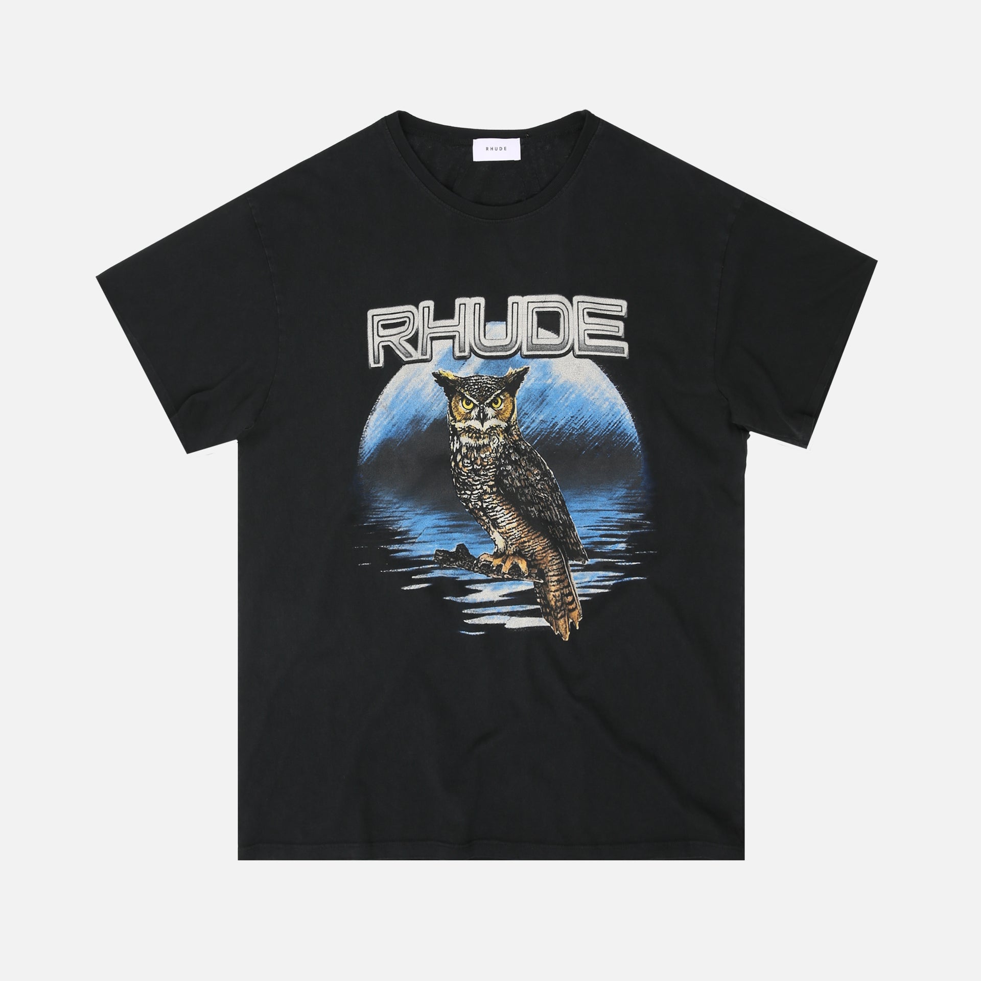 Rhude Owl Tee - Black