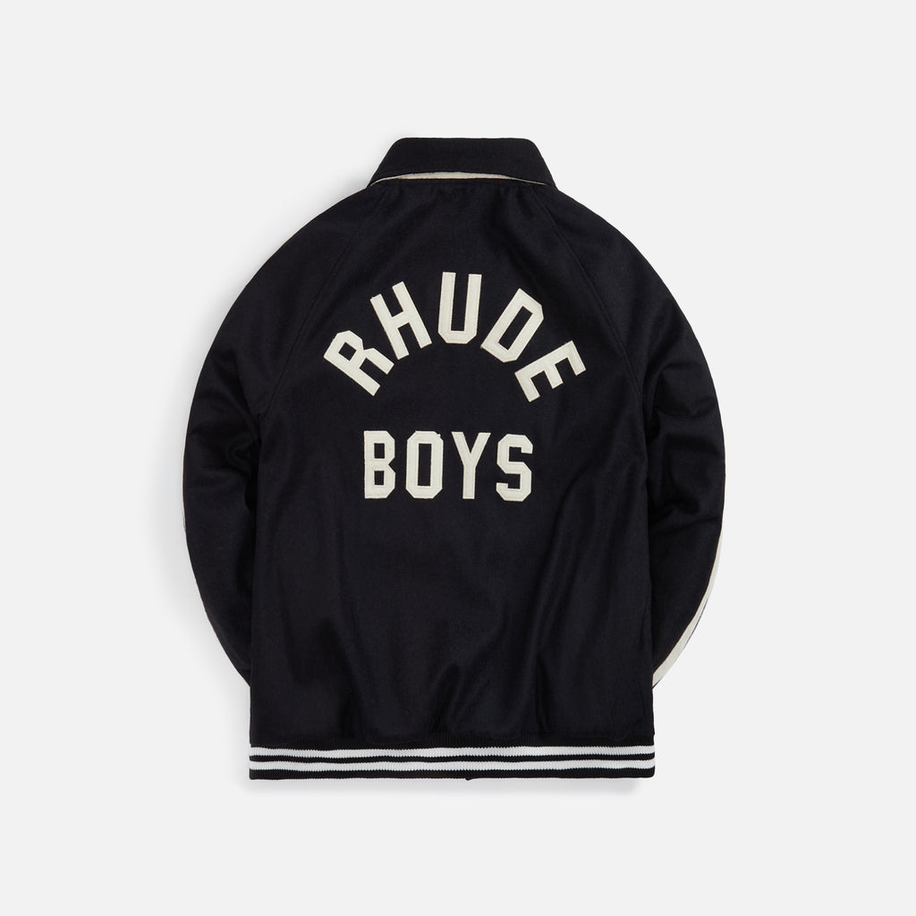 Rhude Boys Signature Bomber - Black – Kith