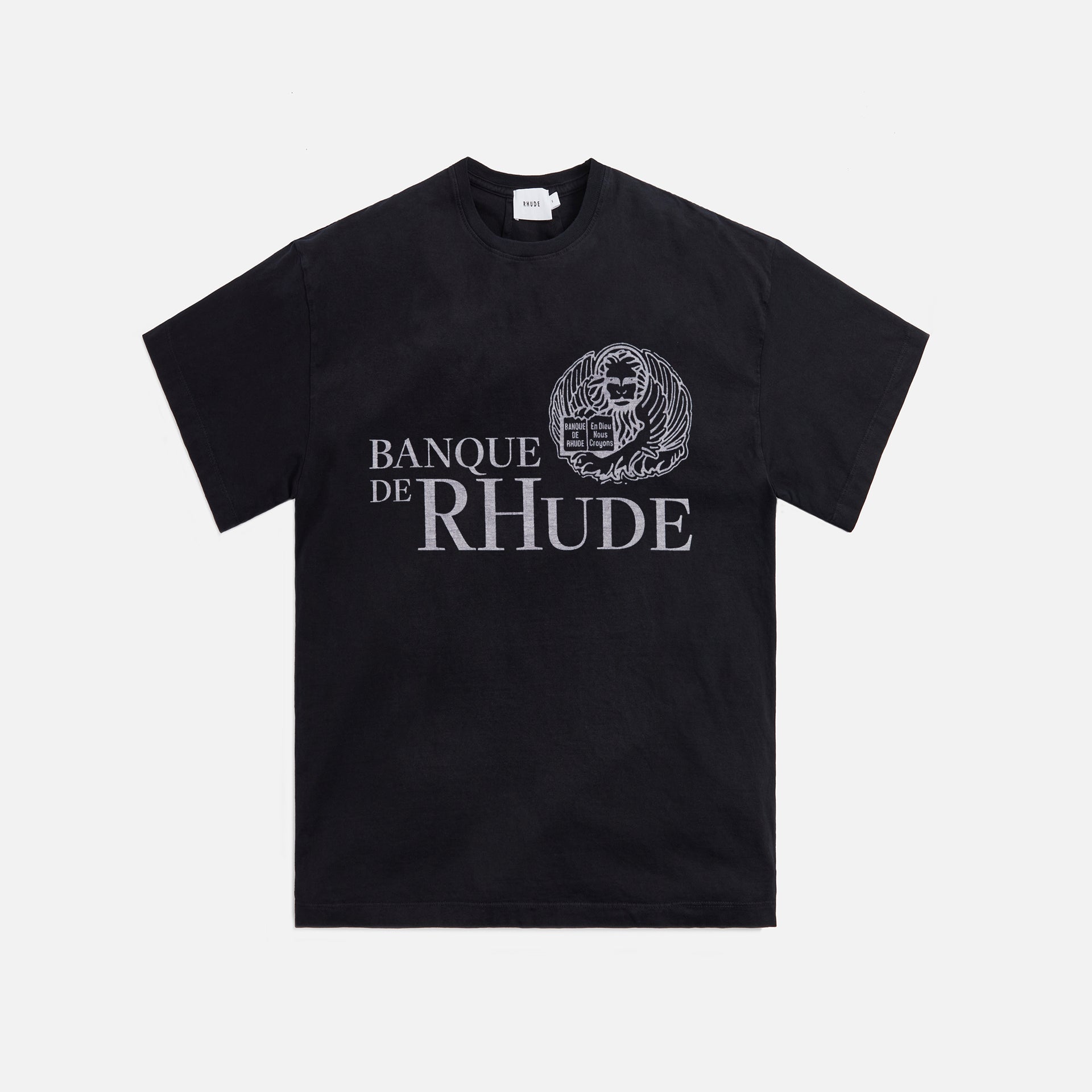 Rhude Banque De Rhude Tee - Vintage Black