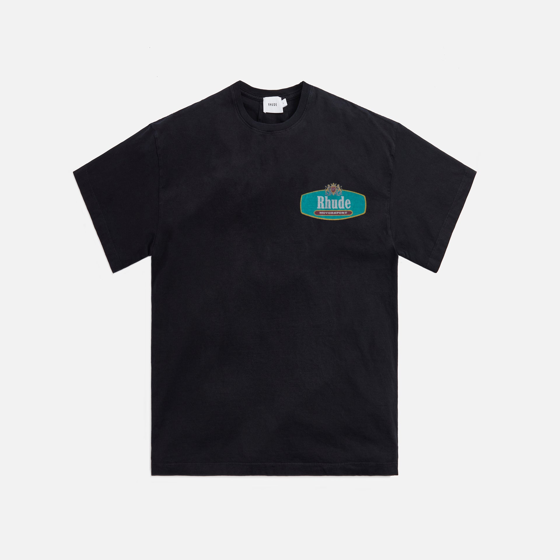 Rhude Racing Crest Tee - Vintage Black