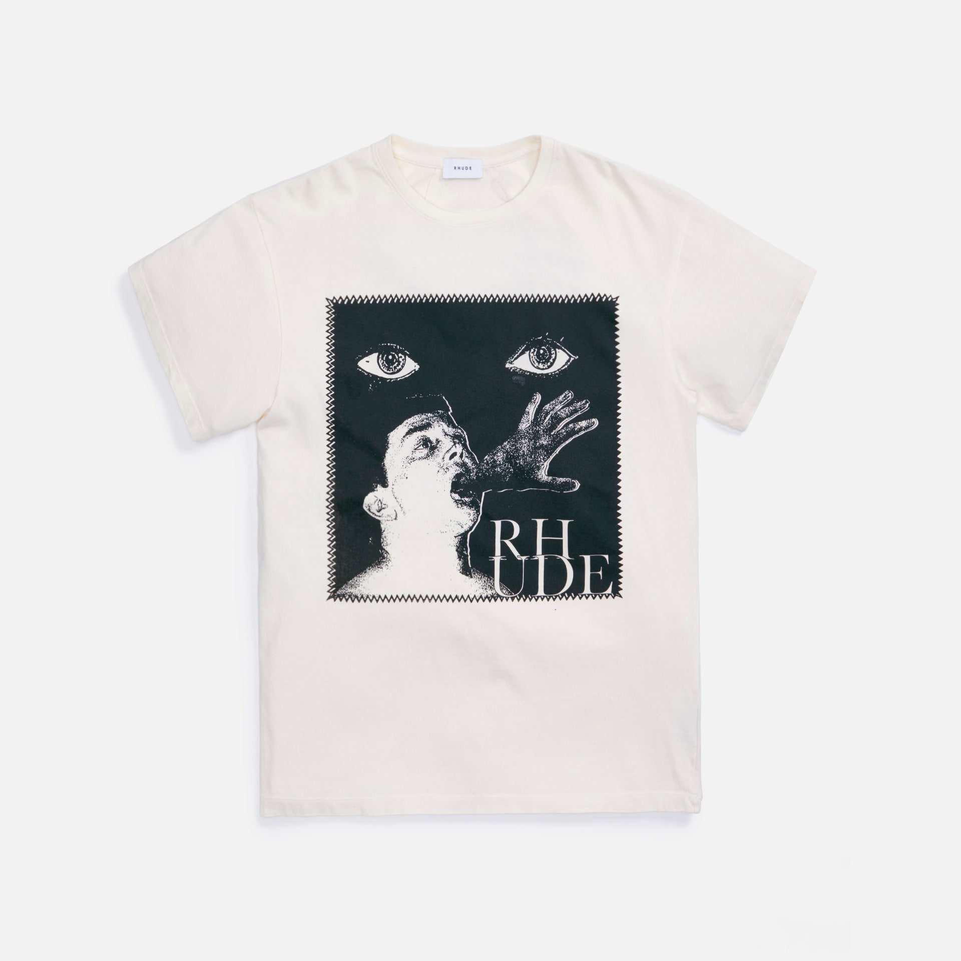 Rhude Post Stamp Tee - White