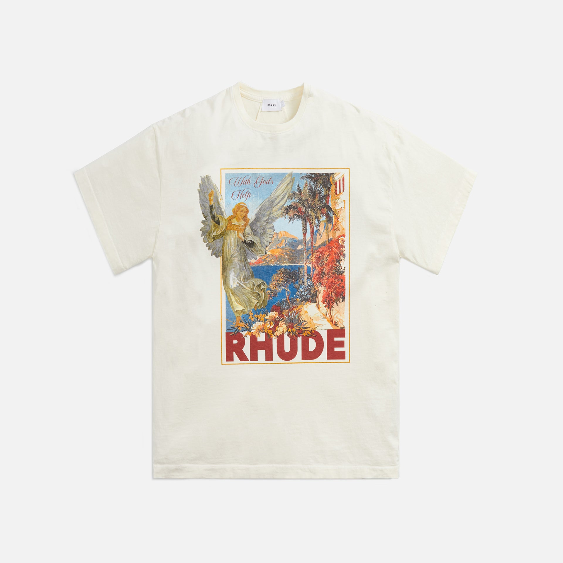 Rhude Angel Tee - Vintage White