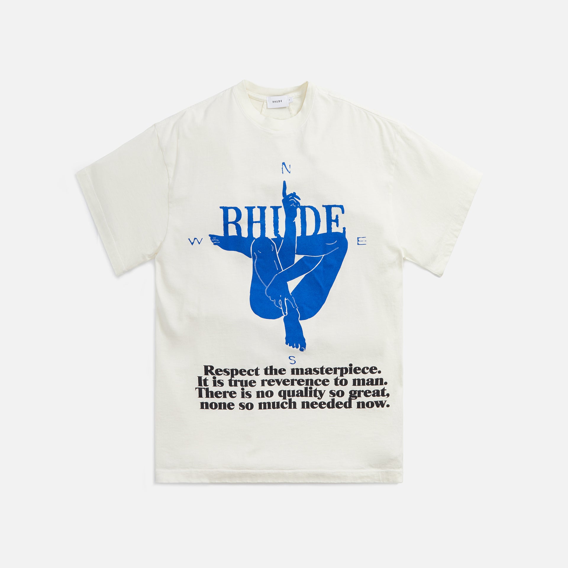 Rhude Compass Tee - Vintage White