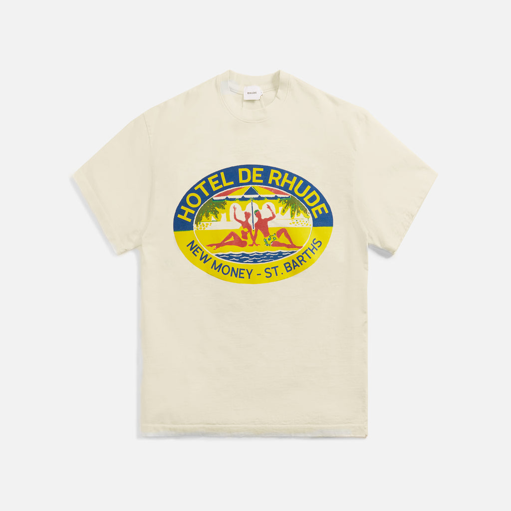 Rhude Logo Script Tee – HotelomegaShops