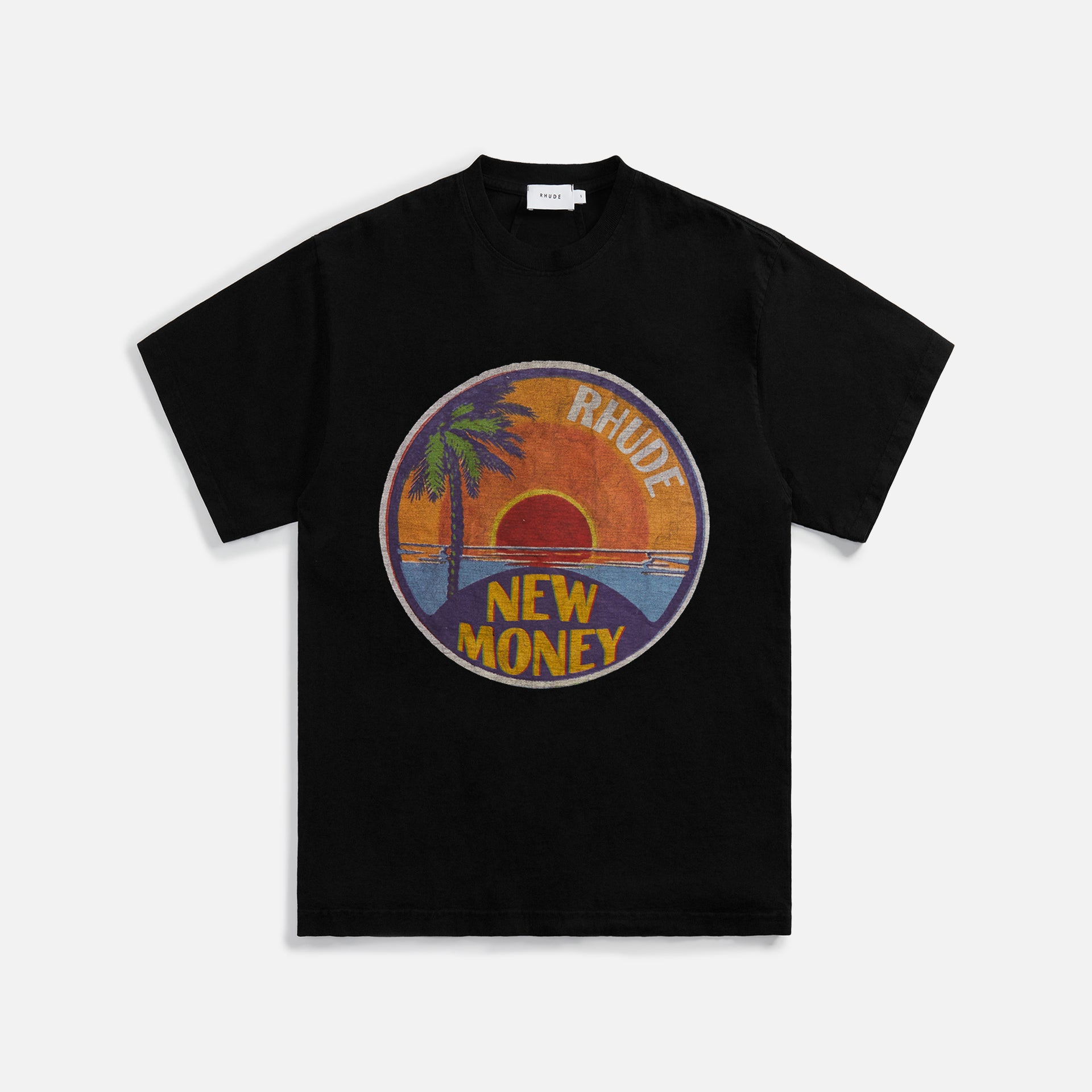 Rhude Sunset Tee - Vintage Black