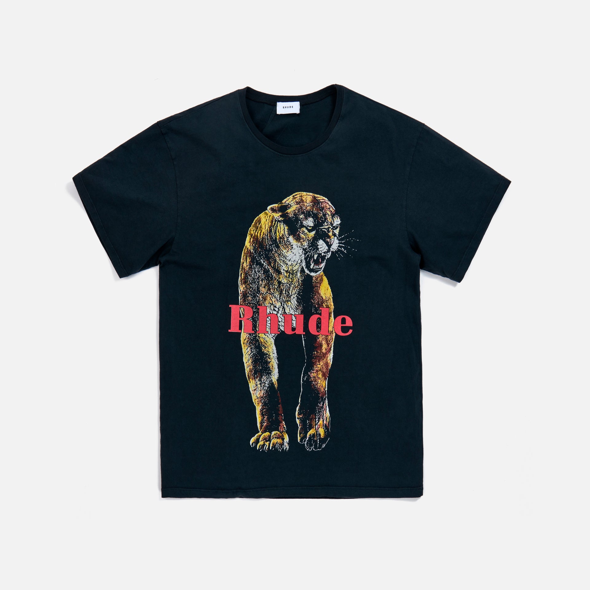 Rhude Cougar Tee - Black