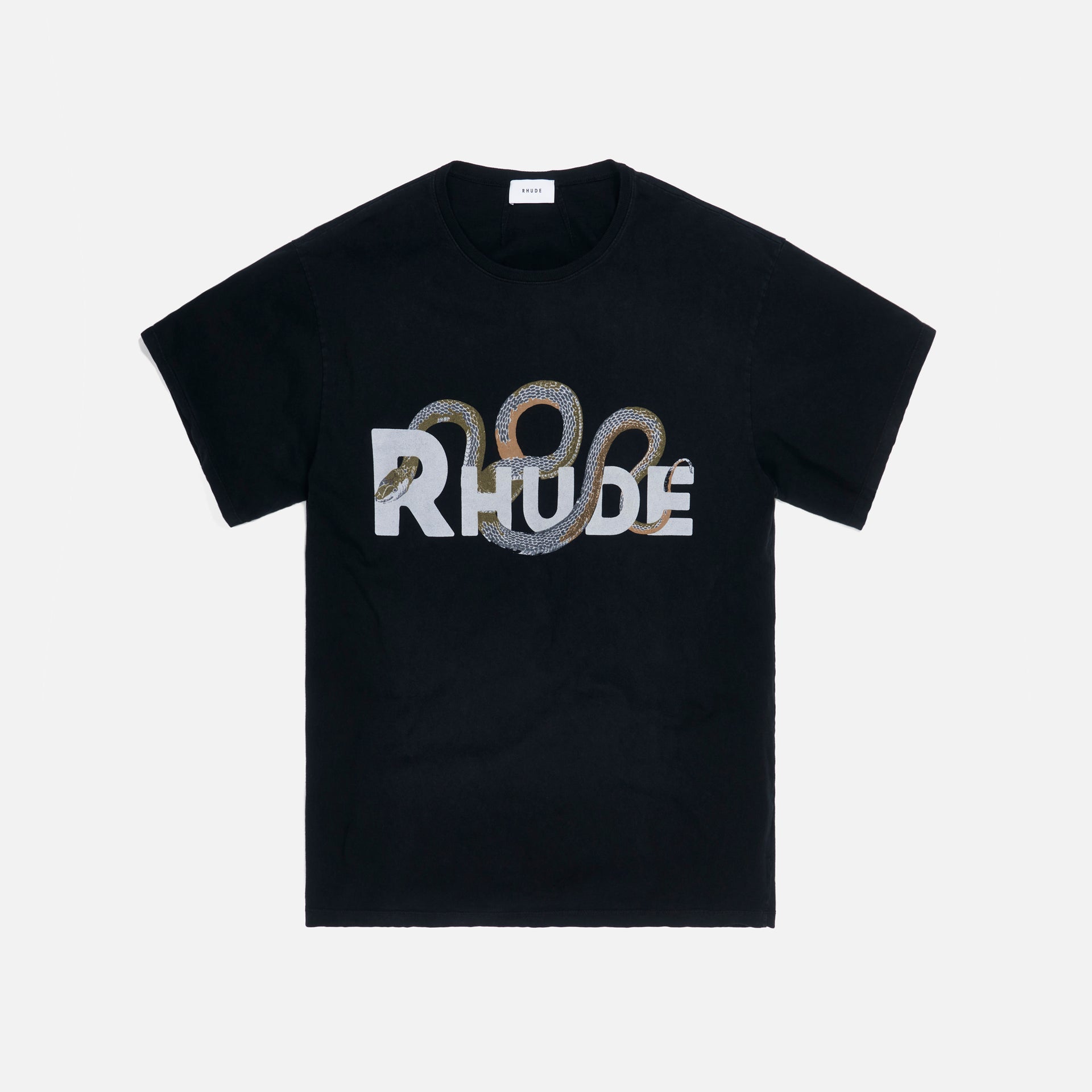 Rhude Snake Logo Tee - Black