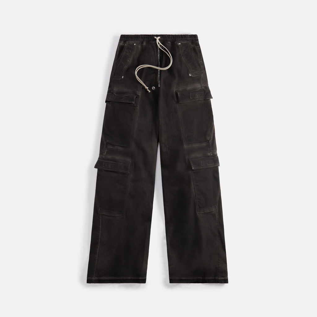 DRKSHDW BY RICK OWENS Wide-Leg Cotton-Corduroy Cargo Trousers for