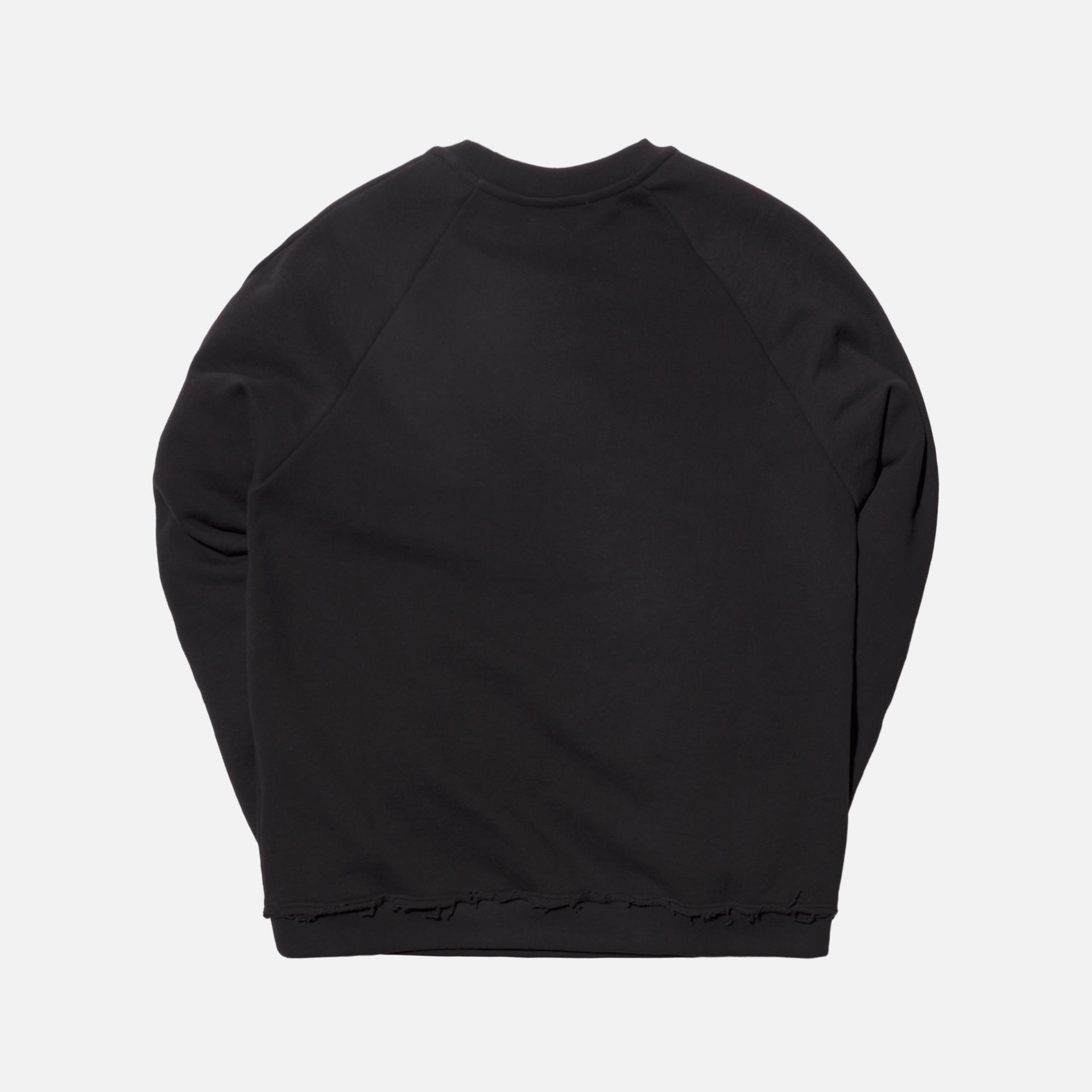 John Elliott Raw Edge Raglan Crewneck - Black