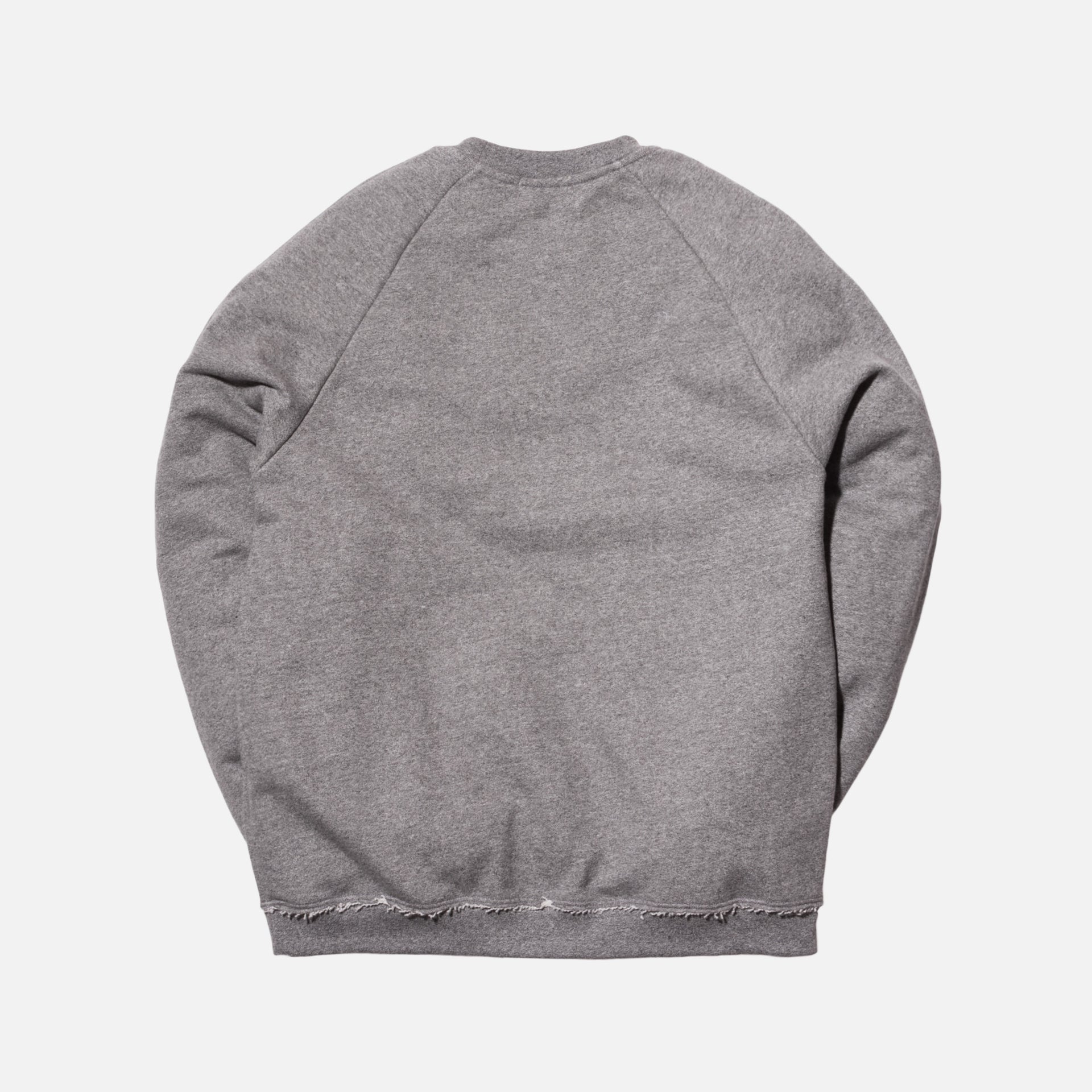 John Elliott Raw Edge Raglan Crewneck - Dark Grey