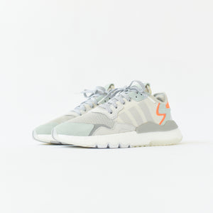adidas Originals Nite Jogger Boost - Raw White / Grey One / Vapour Green