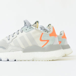 adidas Originals Nite Jogger Boost - Raw White / Grey One / Vapour Green