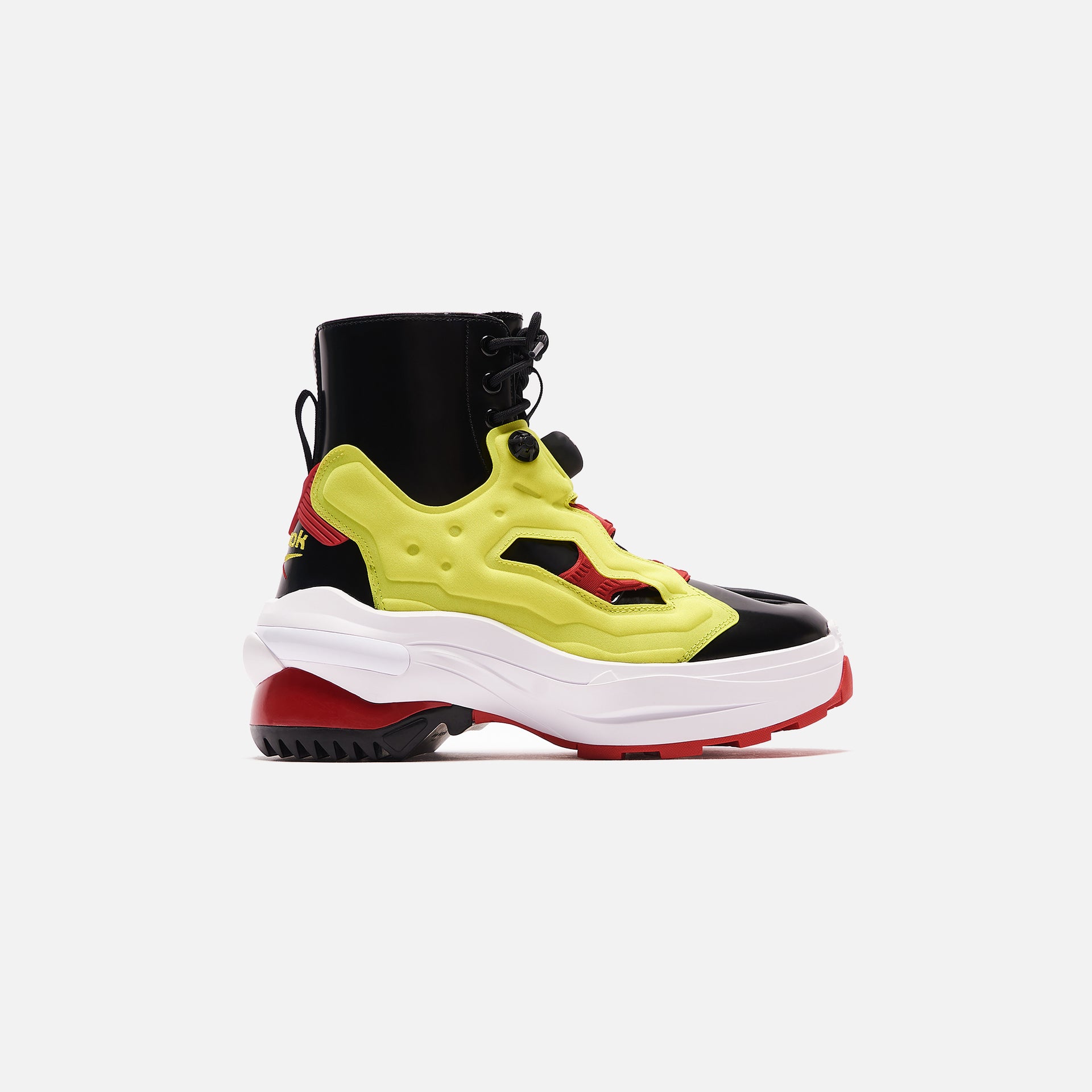 Maison Margiela x Reebok Pump Tabi Boot - Black / Yellow Matt