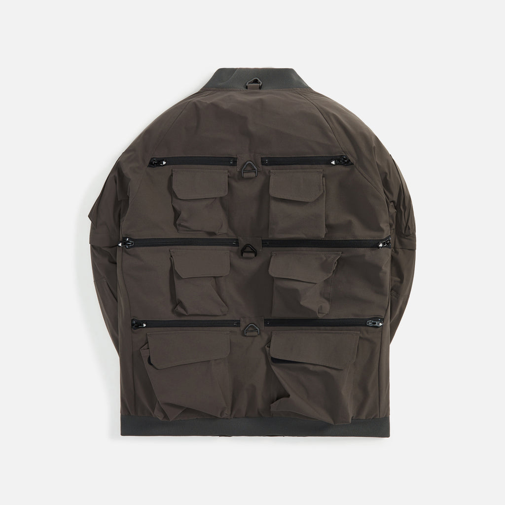 UhfmrShops, logo-patch mesh backpack