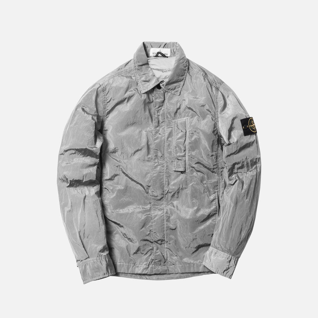 Mens stone island metallic on sale overshirt