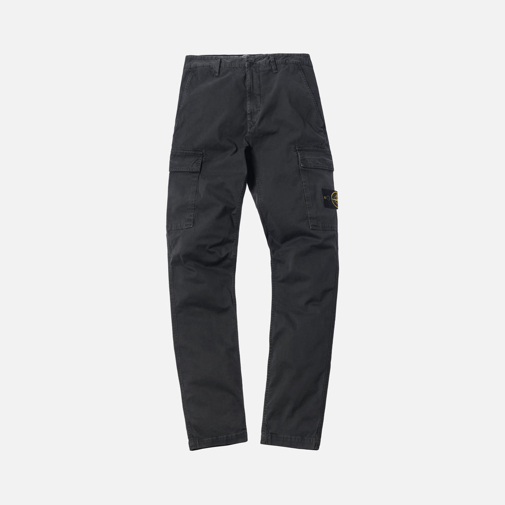 Stone Island Garment Dyed Stretch Cotton Cargo Pant - Anthracite