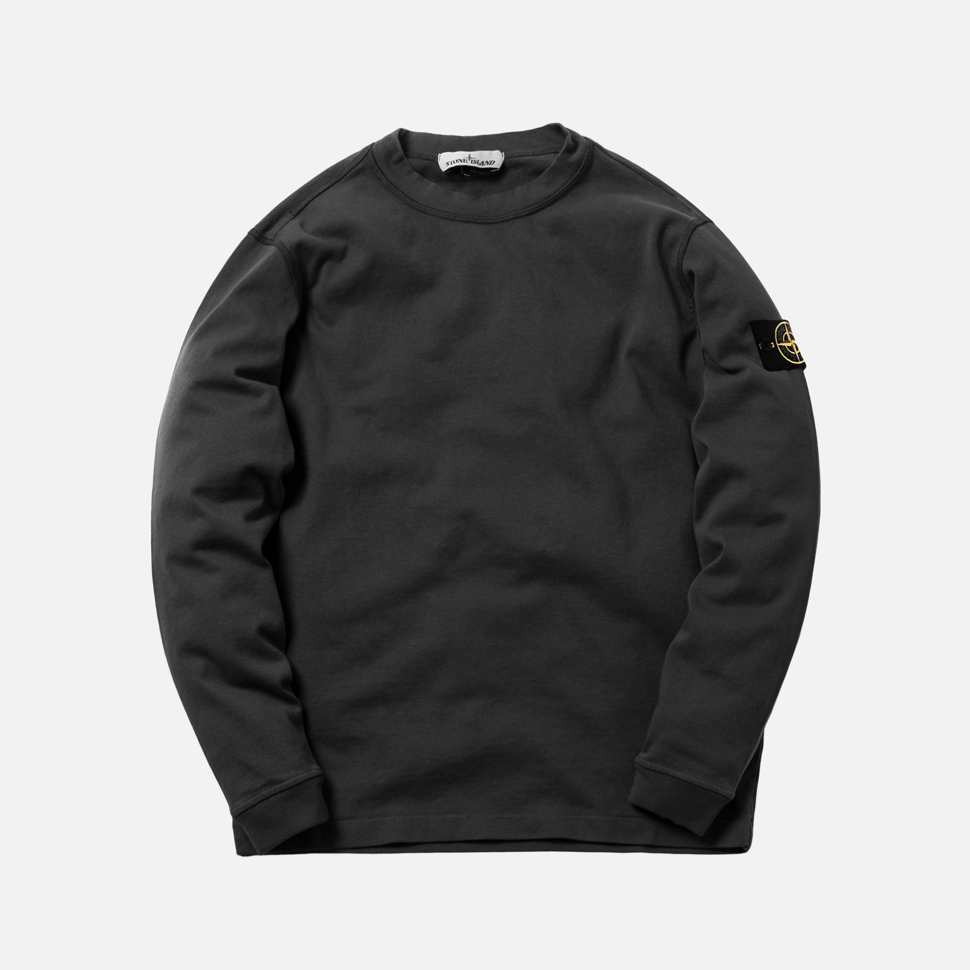 Stone Island Heavy Garment Dyed Crewneck - Antracite