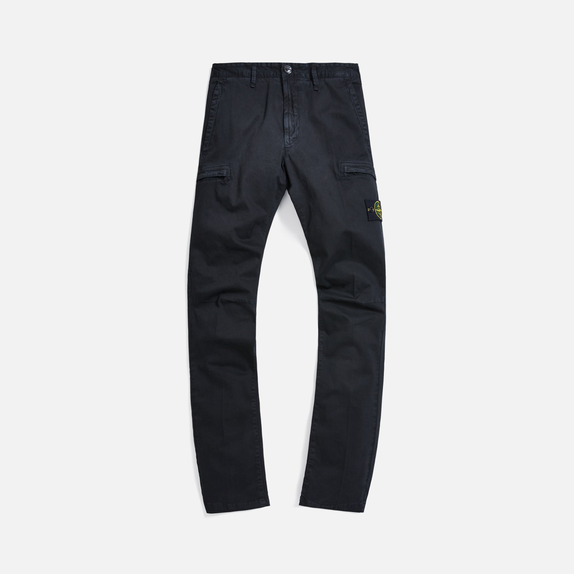 Stone Island Garment Dyed Broken Twill Pants - Black