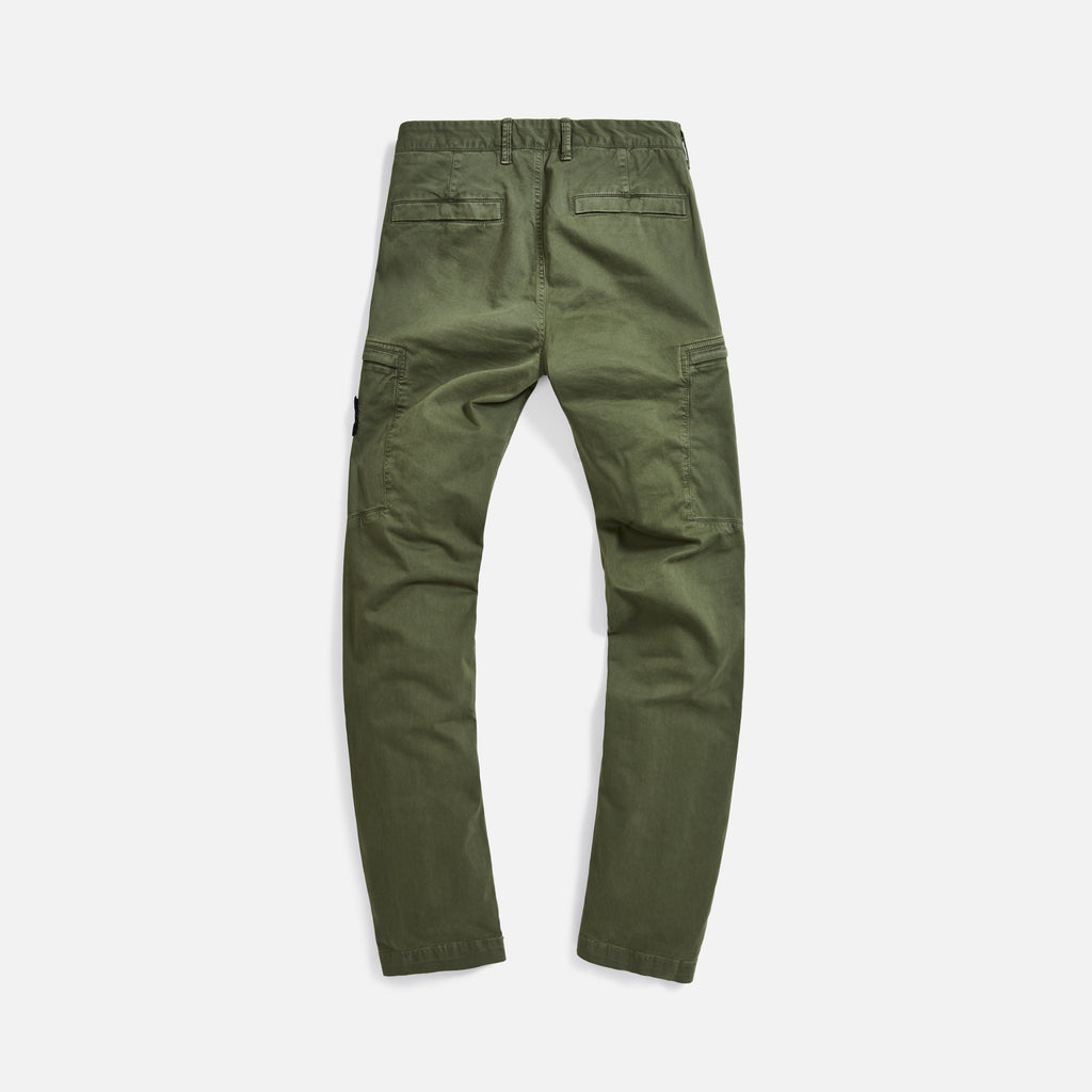 Stone Island Garment Dyed Broken Twill Pants - Dark Olive – Kith
