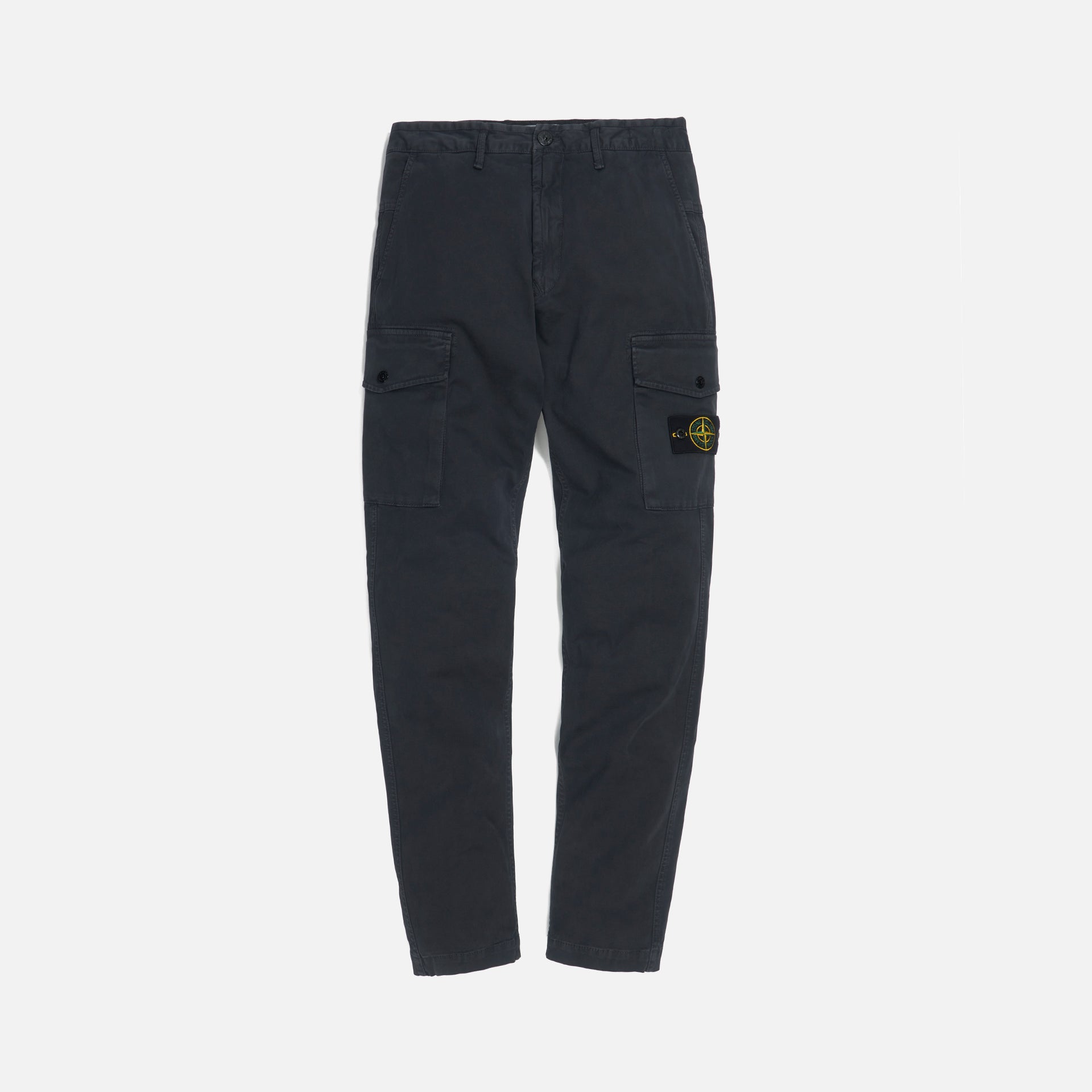 Stone Island Stretch Broken Twill Garment Dyed Pants - Anthracite