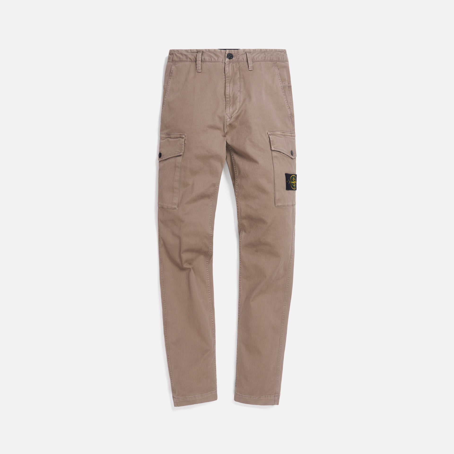 Stone Island Stretch Broken Twill Garment Dyed Pants - Mud
