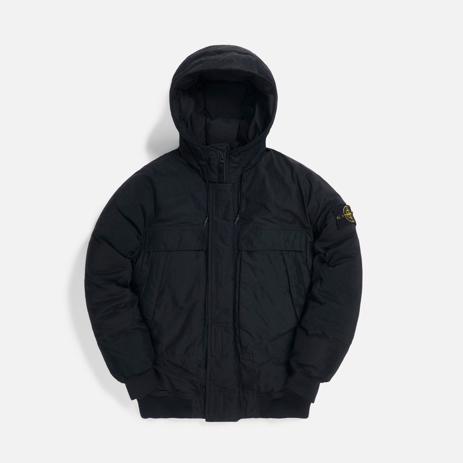 Stone Island Real Down Jacket - Black