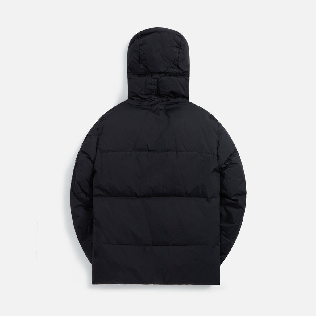 Stone Island Garment Dyed Crinkle Reps Hooded Down Jacket