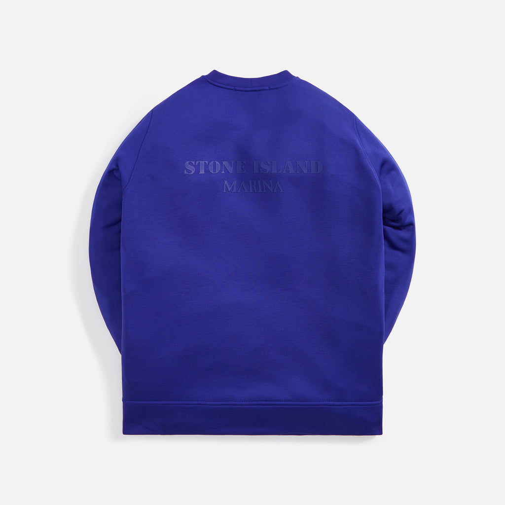 Stone island 2025 marine blue sweatshirt