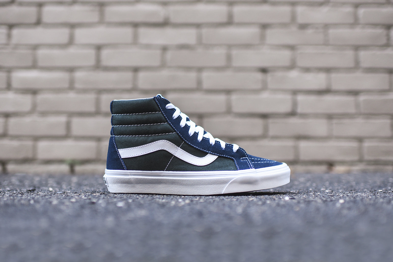 HOT Canvas Dress Vans Mono Canvas Sk8-hi Dress Blue Vans