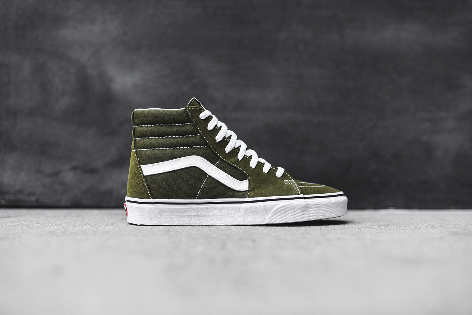 Vans Sk8-Hi - Winter Moss / True White