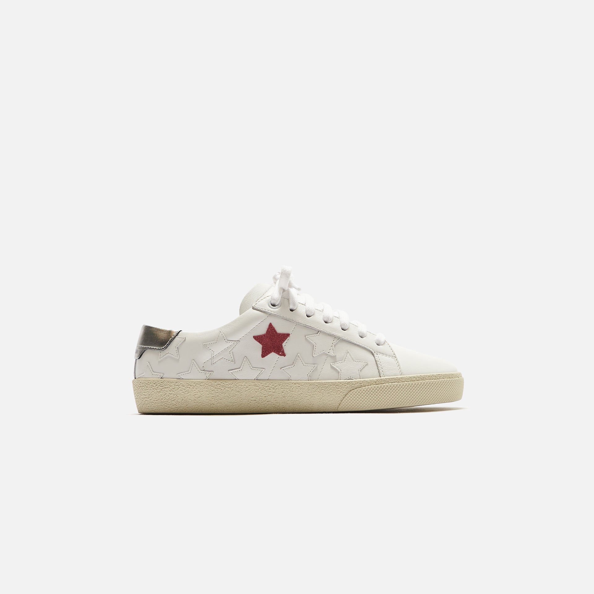 Saint Laurent WMNS Court Classic SL/06 - White / Pink Stars