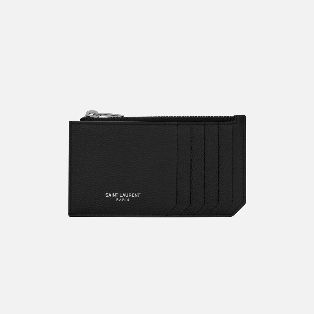 Saint Laurent YSL Credit Card Holder - Black – Kith