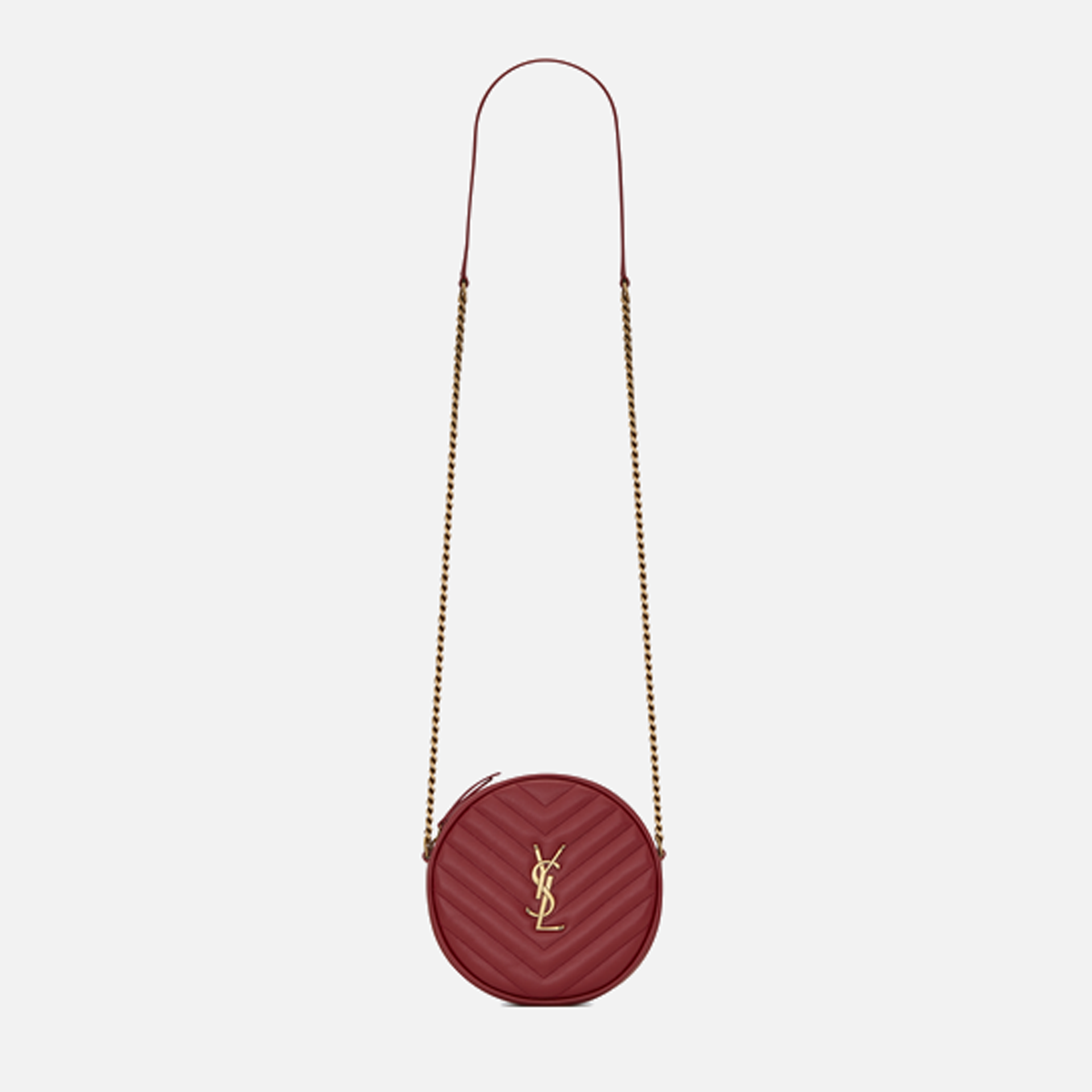 Saint Laurent Round Camera Bag - Red