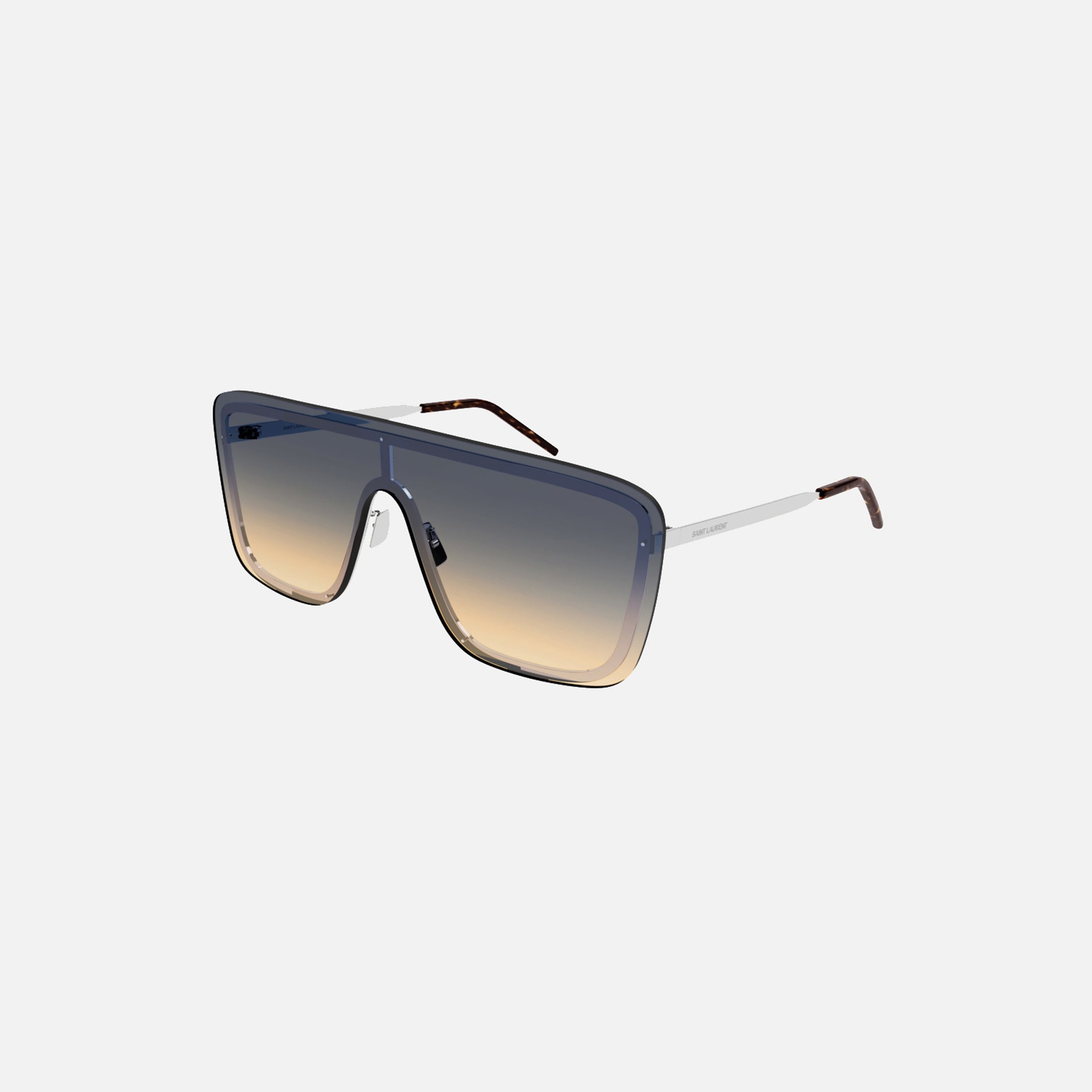 Saint Laurent Rimless Mask Gradient - Blue Gold