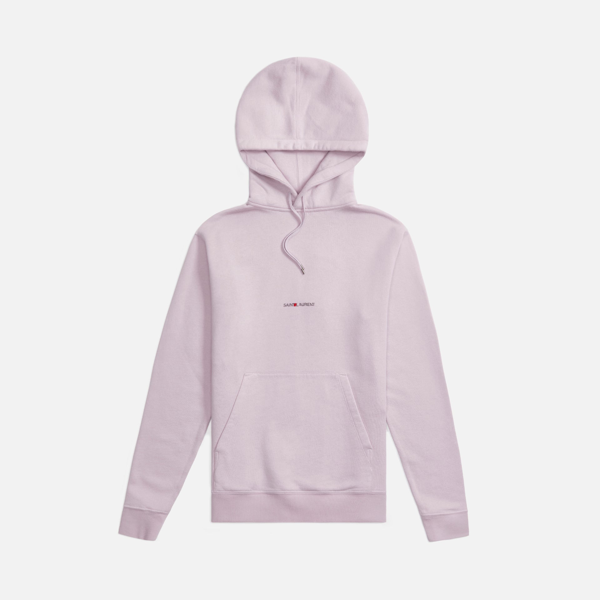 Saint Laurent Hoodie Classique Imprime Saint Laurent Rive Gauche - Pink